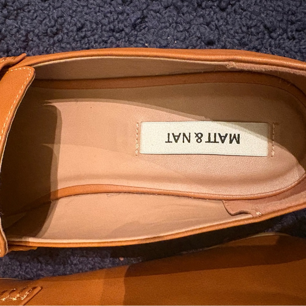 Matt & Nat cognac brown Loafers - Picture 2 of 4
